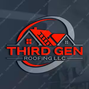 Third Gen Roofing LLC logo with red roofline